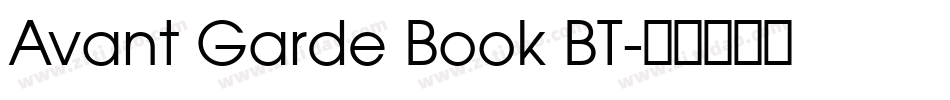 Avant Garde Book BT字体转换